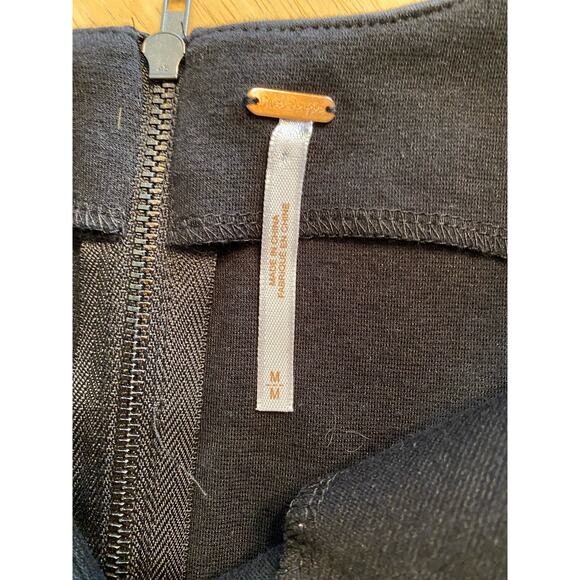 Free People Black Fit and Flare Sleeveless Mini Dress Size Medium - Picture 7 of 9